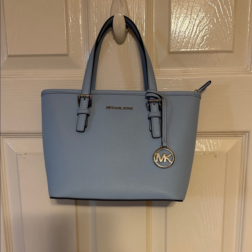 Michael Kors Sky Blue Tote Bag